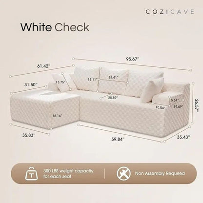 The Boneless Couch™ | L-Shape Memory Foam Sectional Sofa