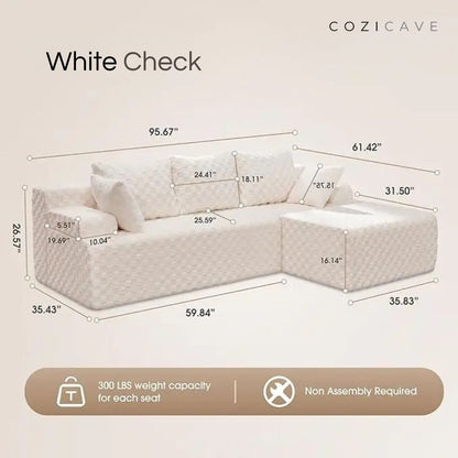 The Boneless Couch™ | L-Shape Memory Foam Sectional Sofa