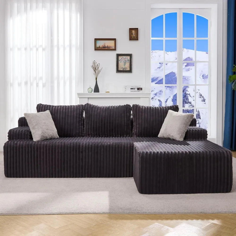 The Boneless Couch™ | L-Shape Memory Foam Sectional Sofa