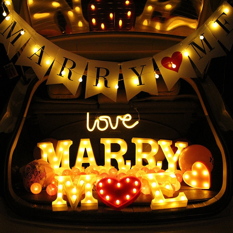 Luminous+ Vintage Marquee Letter Light