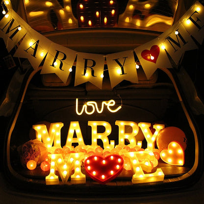 Luminous+ Vintage Marquee Letter Light