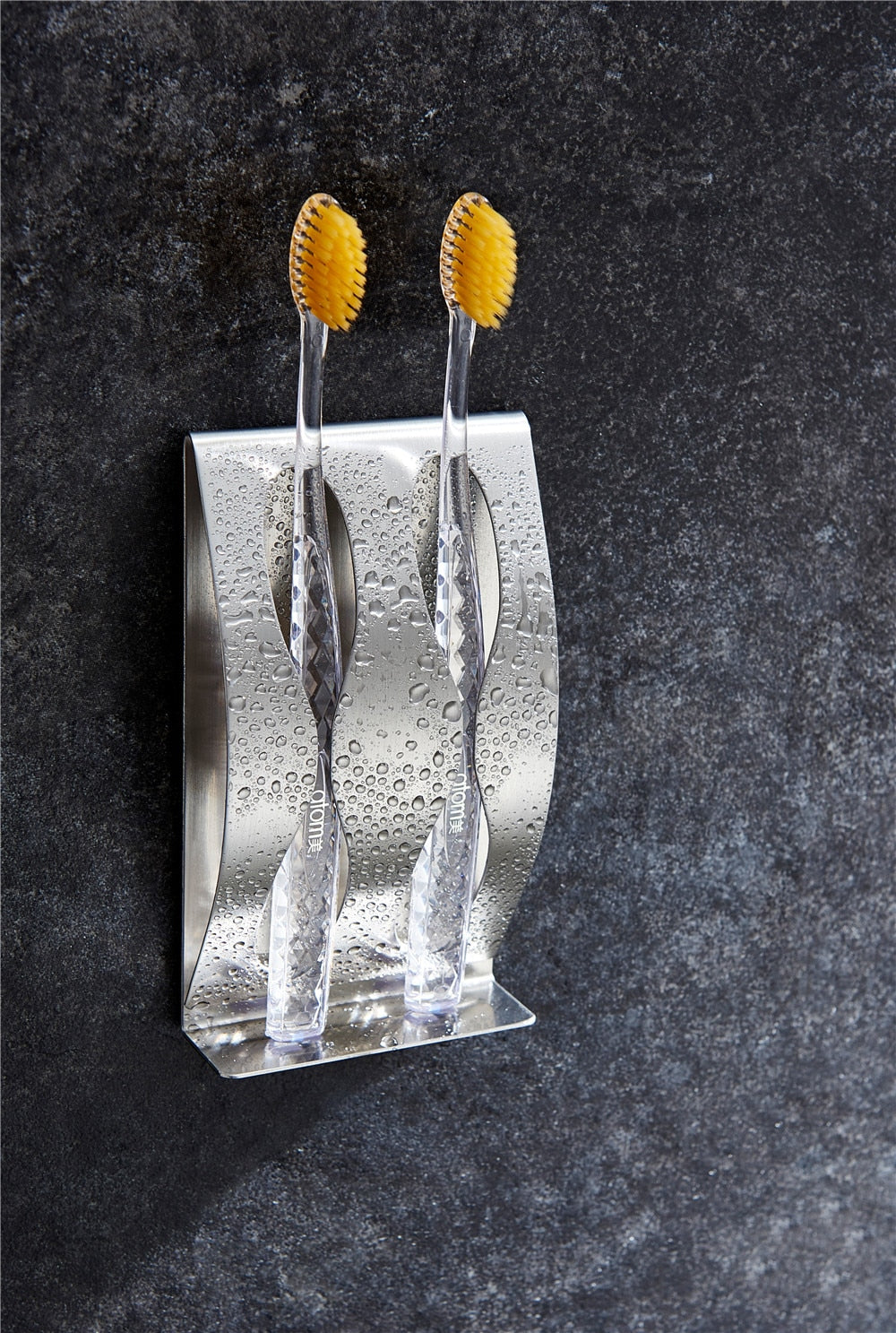 Stainless+ Steel Toothbrush Holder