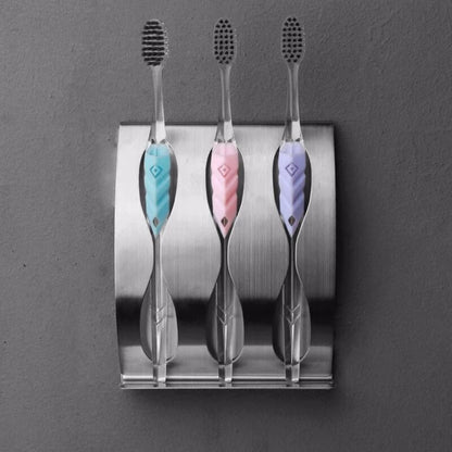 Stainless+ Steel Toothbrush Holder